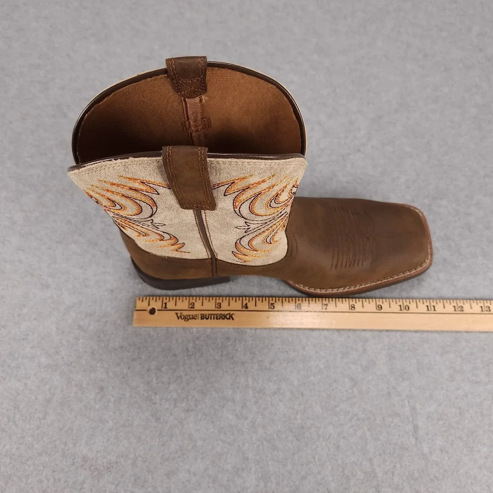 Ariat Youth Storm - Kids Size US 6 - Antique Brown Western Cowboy Boots 10038444